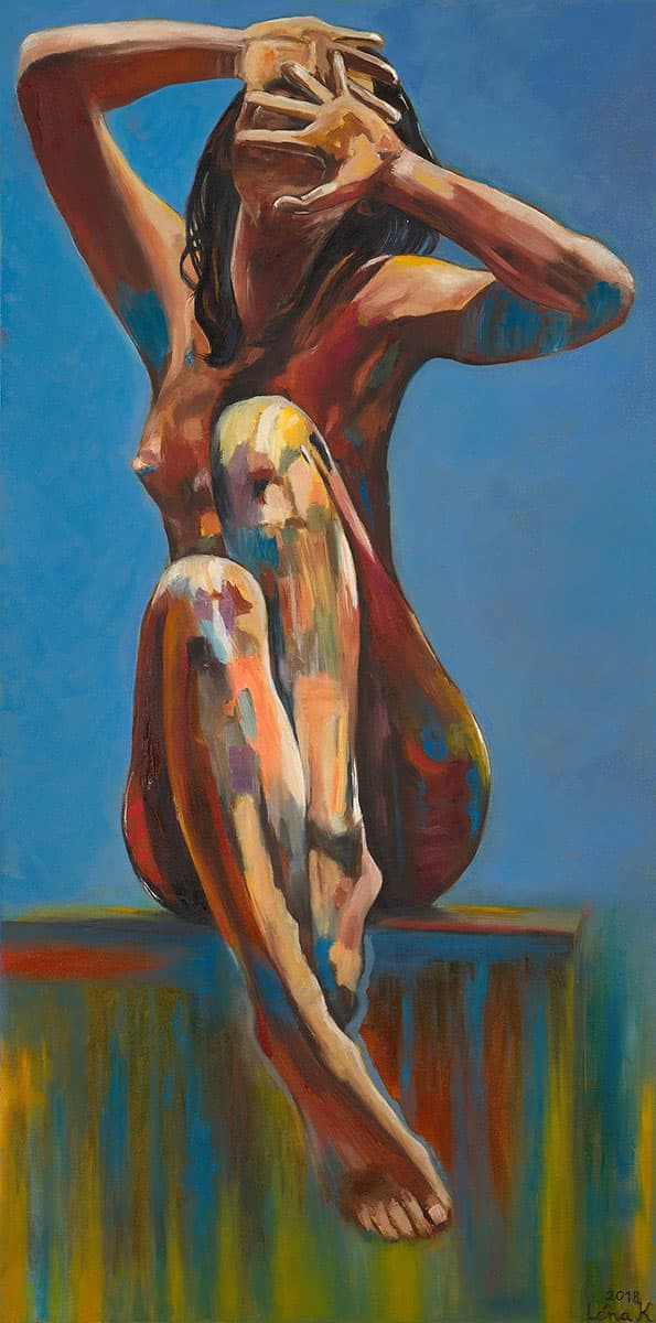Amnesia, Oil on canvas · 60 × 120 cm · 2018