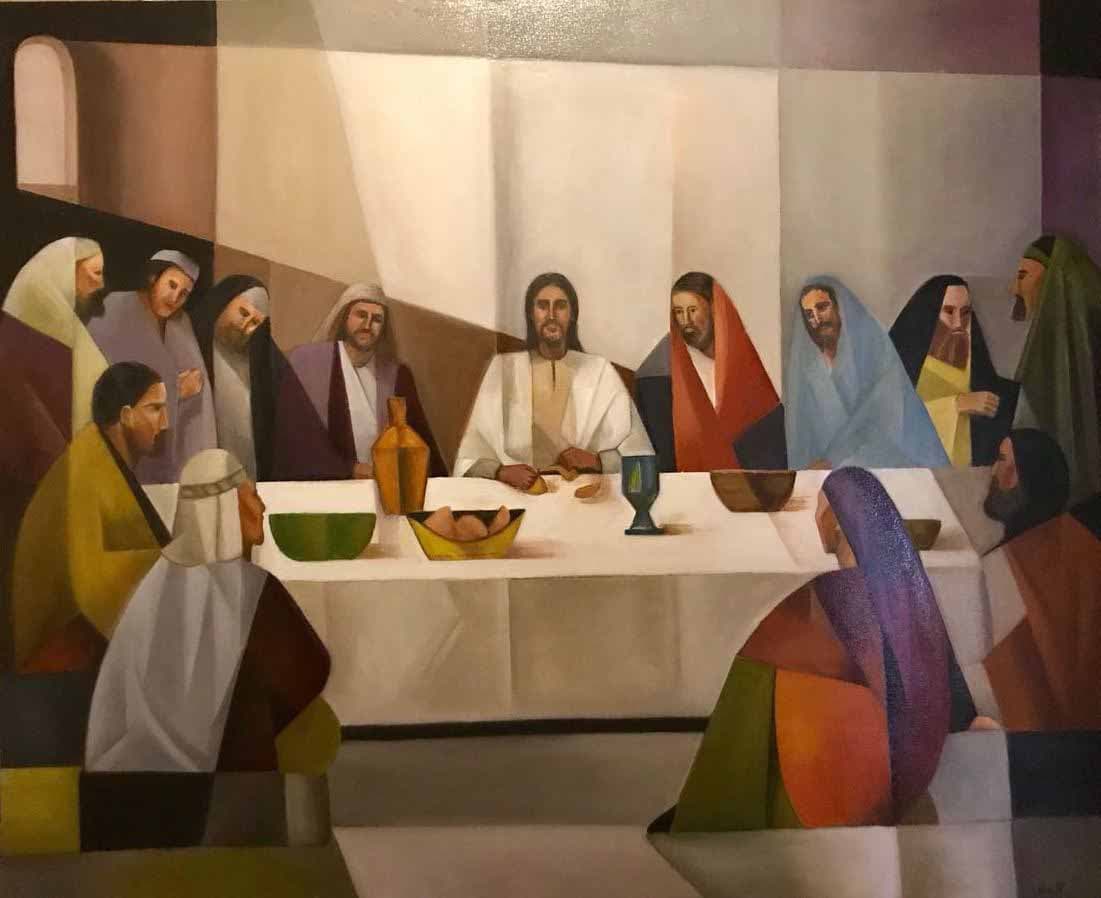 Flesh and Blood, Oil on canvas · 100 × 120 cm · 2018