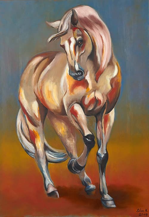Liberty, Oil on canvas · 70 × 100 cm · 2019